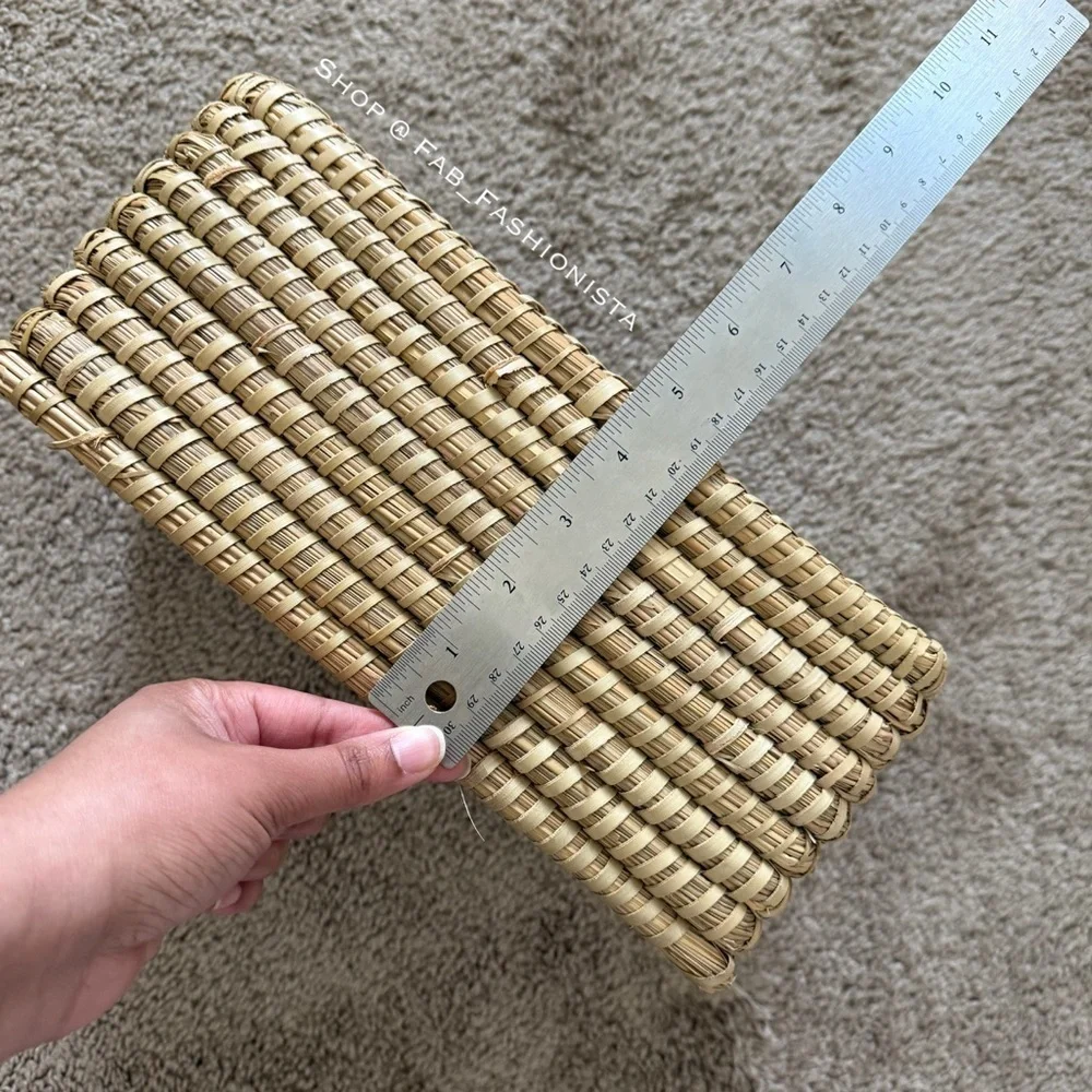 Large Woven Basket with side handles